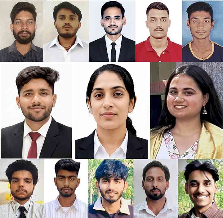 ई-कैंपस प्लेसमेंट ड्राइव में जीजेयू के 13 विद्यार्थियों को मिली प्लेसमेंट