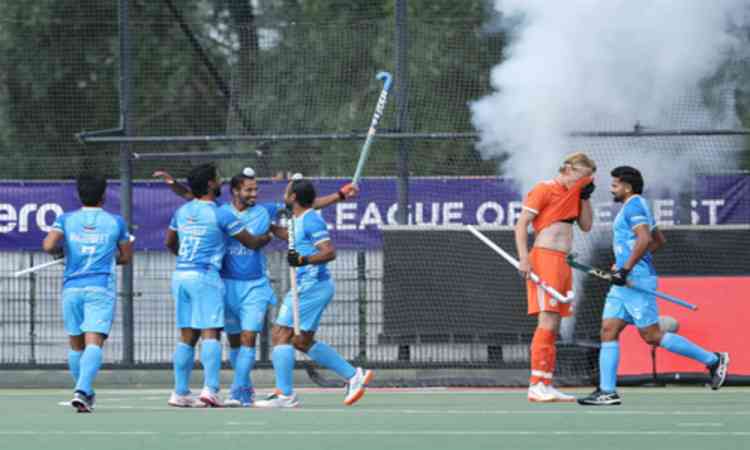 India suffer narrow 2-3 defeat against the Netherlands in their opening match of the FIH Men’s Pro League 2025–26 Rotterdam leg