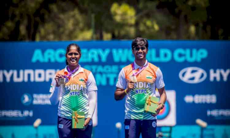 Dhiraj strikes individual gold, completes golden double for India at Archery World Cup