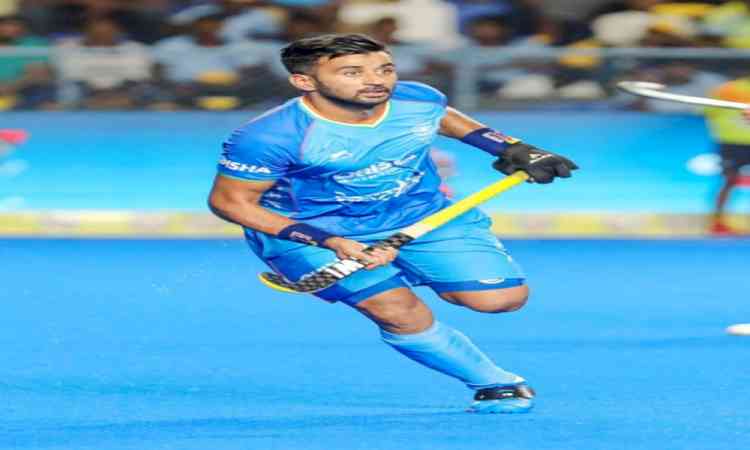 Manpreet Singh equals Dilip Tirkey’s Indian record of 412 international caps