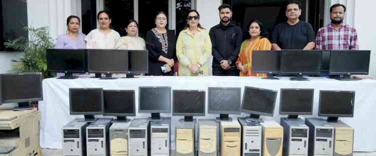 KMV upgrades campus infrastructure with advanced IT equipments and responsible E-Waste Disposal Drive