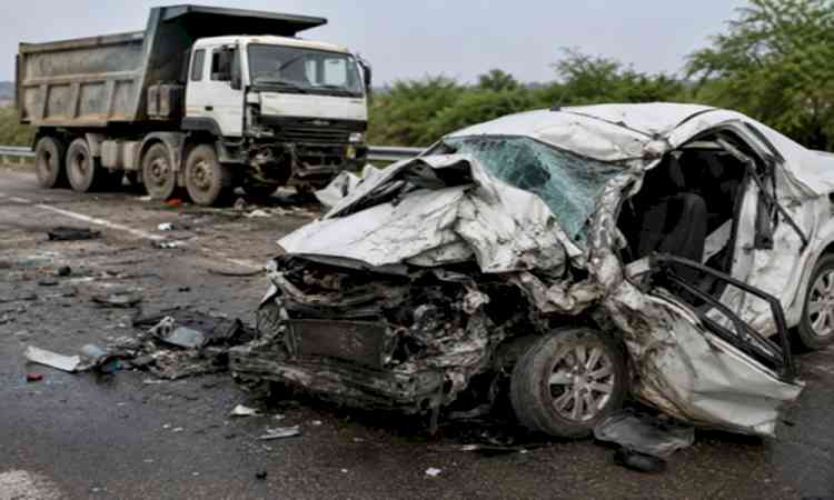 Six killed, two-year-old injured in Rajasthan road accident