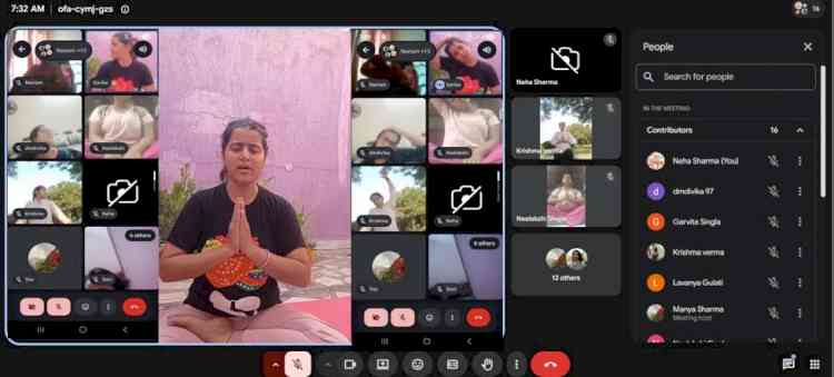 One-Week Online Yoga Session Commences at GHSC-10