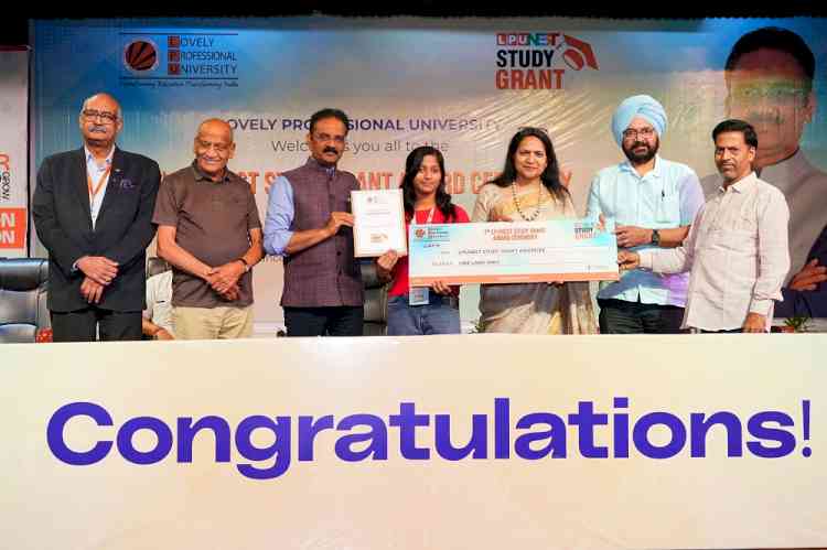 Awarded ₹58 Lakh in Study Grants to 58 Meritorious Students at the 7th LPUNEST Study Grant Award Ceremony