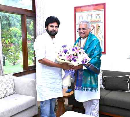 Pawan Kalyan seeks Centre’s assistance for Andhra’s Great Green Wall initiative