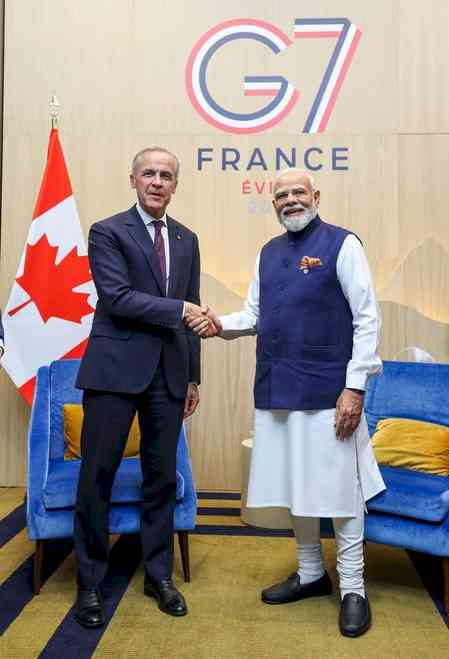 India, Canada review full range of relations at G7 Summit