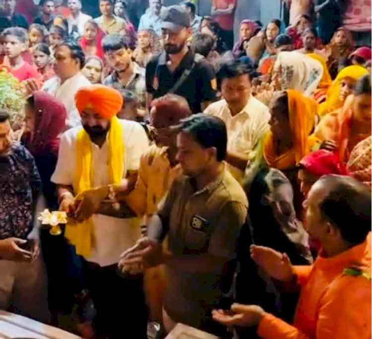 Holy Blessings of Shri Khatu Shyam Ji Bring Spiritual Joy to Dhandari Kalan in Ludhiana South: Sukhminderpal Singh Grewal 