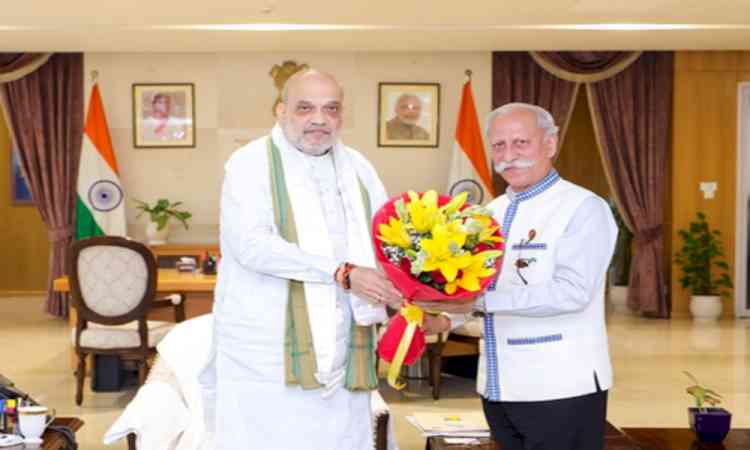 Arunachal Governor meets HM Shah, discusses border security and drug menace