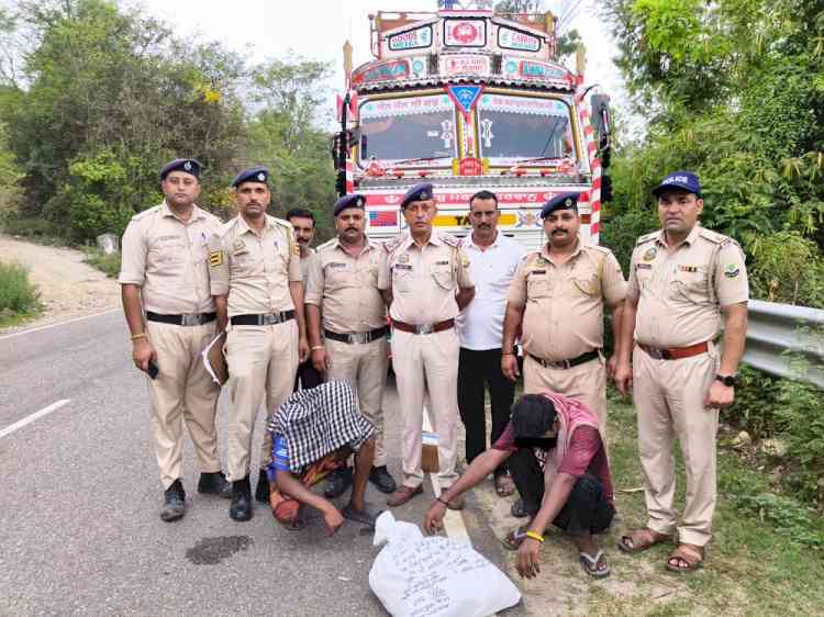 Two Punjab Men Arrested with 6.8 kg Poppy Husk; Crackdown on Illegal Mining Intensifies in Kangra