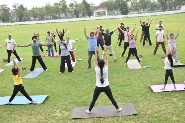 Lyallpur Khalsa College Jalandhar Celebrates International Yoga Day with Special NSS Yoga Session