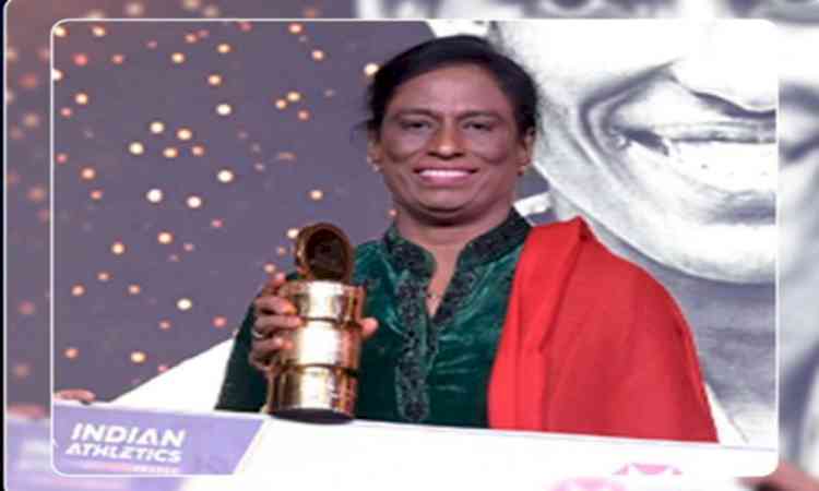 PT Usha honoured with 'Lifetime Achievement Award' at inaugural Indian Athletics Awards