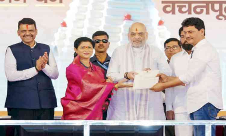 Congress never cared about farmers: HM Amit Shah