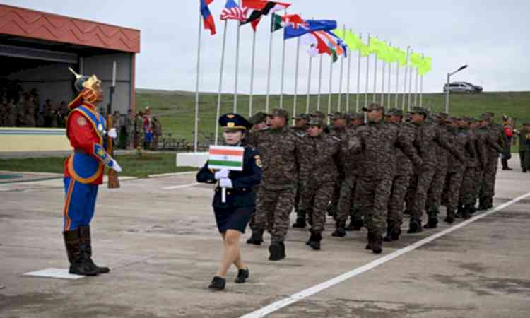 Mongolia: 40-member Indian Army contingent participates in opening ceremony of multilateral exercise