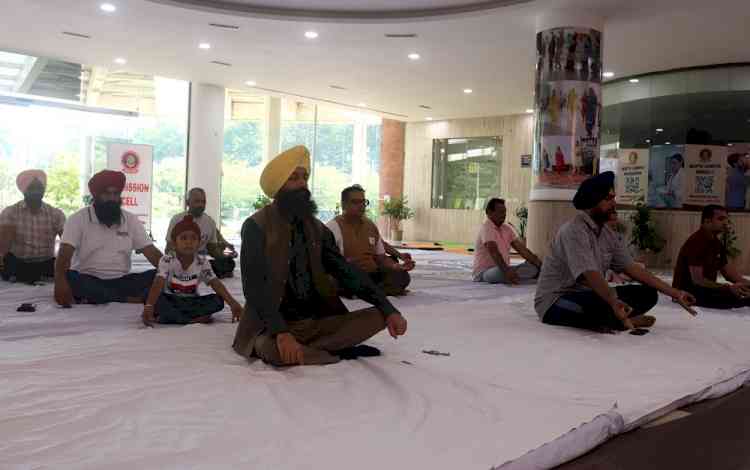 International Yoga Day was observed at I.K. Gujral Punjab Technical University