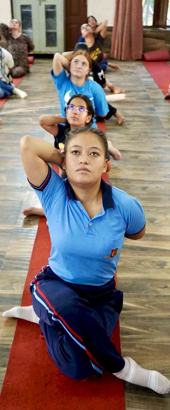 KMV promotes Holistic Wellness during the International Yoga Day celebration