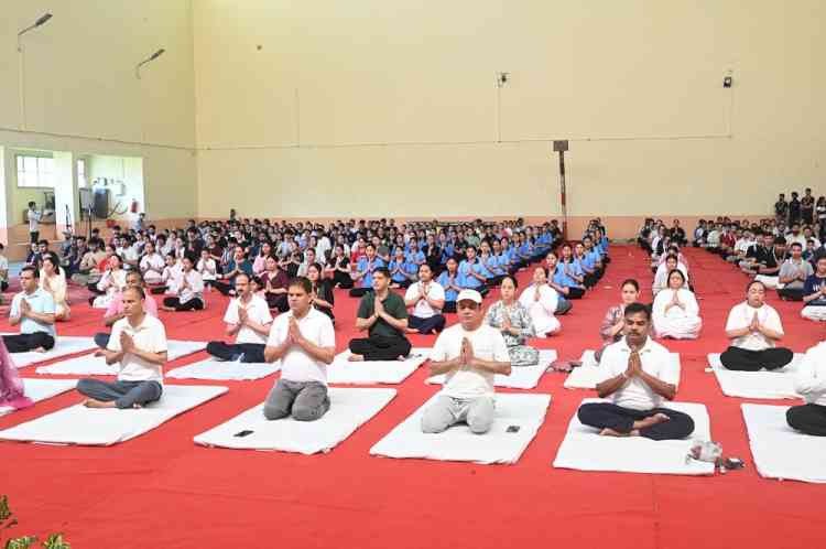 UHF Nauni Celebrates 12th International Day of Yoga with Focus on ‘Yoga for Healthy Ageing’