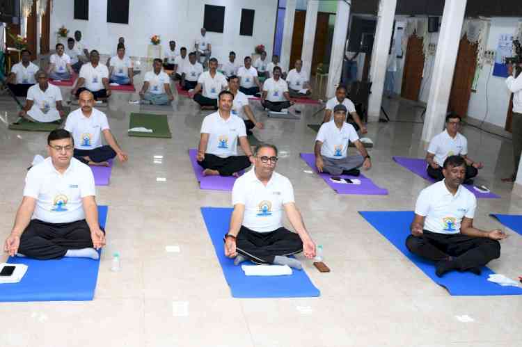 Indian Overseas Bank Celebrates 12th International Day of Yoga