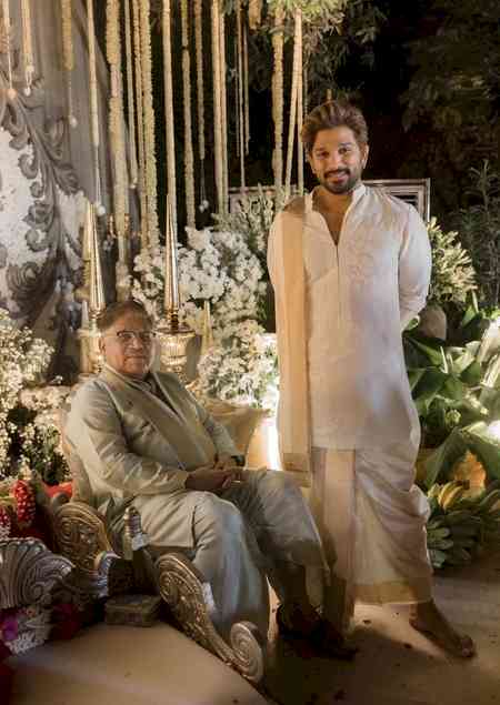 Allu Arjun says, 'My Father is my God'