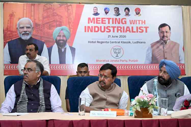 It's BJP's resolve to restore Punjab’s Industrial Glory – Nitin Nabin