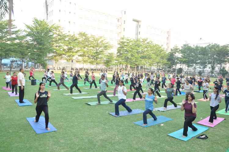  International Day of Yoga 2026 celebrated at DMC&H 