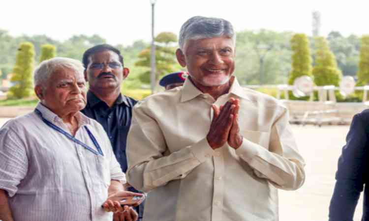 Andhra: CM Naidu warns officials against conspiracies by political parties