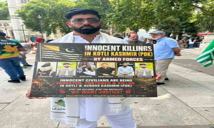 PoK atrocities: Kashmiri diaspora holds protests against Pakistan in London