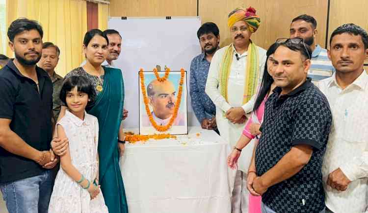 Dr. Shyama Prasad Mukherjee's Ideals Continue to Guide the Youth: HIRD Director Dr. Virender Singh Chauhan