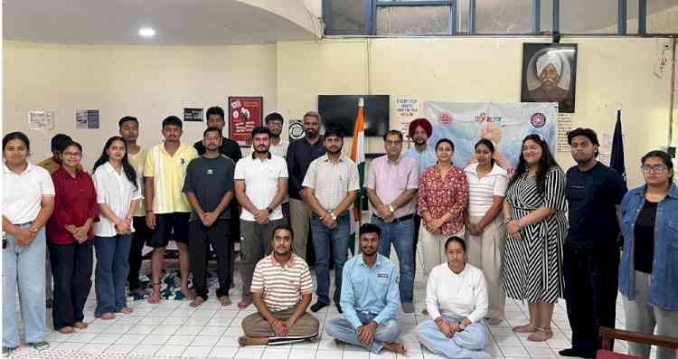 Panjab University Organises Meditation Session Under Nasha Mukt Bharat Campaign