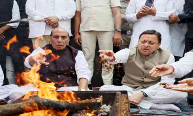 Defence Minister Rajnath Singh, U'khand CM Dhami pay tributes to shooting legend Jaspal Rana