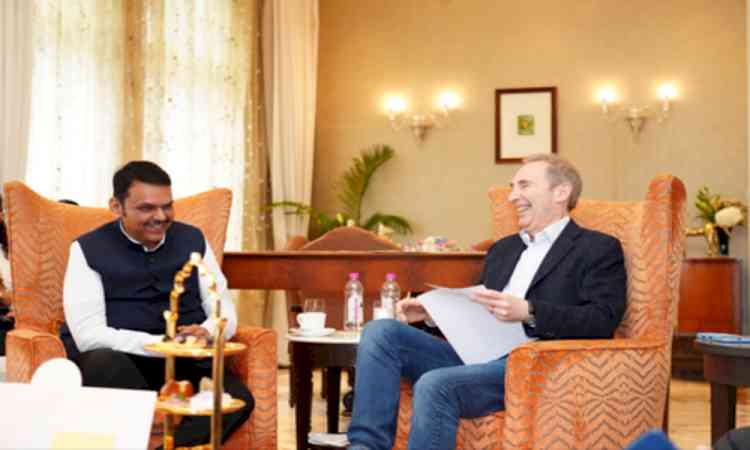 Maha CM Fadnavis meets Amazon CEO Andy Jassy, discusses collaboration opportunities