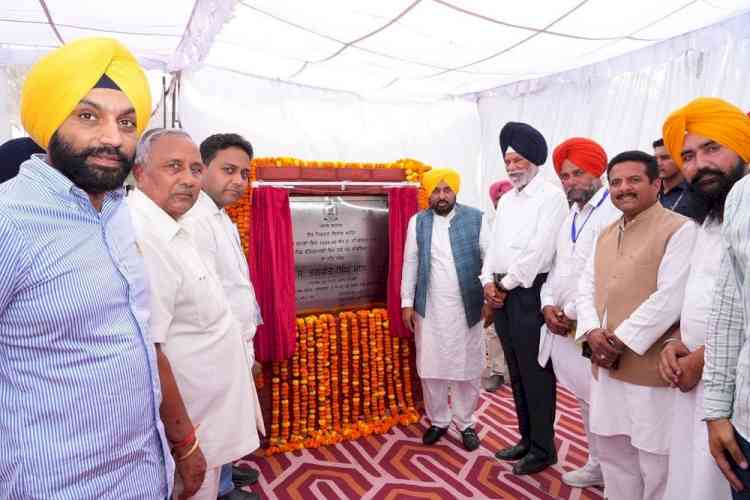 CM Bhagwant Singh Mann Lays Foundation Stone of Sports Stadium in Samana, Says Sports Are Most Effective Weapon Against Drugs
