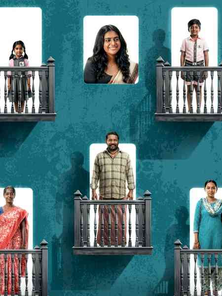 An entire village unveils the first look of Nimisha Sajayan, Karunas-starrer 'Enna Vilai'!