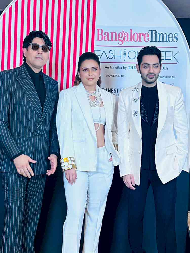 Bringing Ivory Back: Karan Chhabra Steals the Spotlight as Showstopper at Bangalore Times Fashion Week