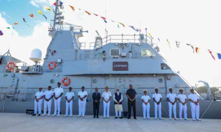 PM Modi hands over Fast Patrol Vessel, ambulances, utility vehicles and laser radial boats to Seychelles 