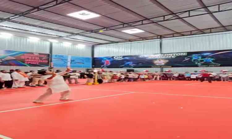 Scindia inaugurates badminton academy, launches Rs 43 cr Kuno River project in Guna