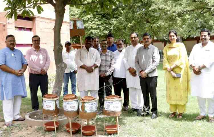 DLC SUPVA Steps Forward for Bird Conservation - 'Dana-Pani' nests installed on the university campus