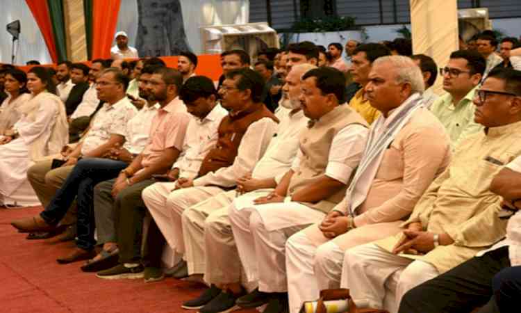 Nitin Nabin, Harsh Malhotra join Delhi BJP workers in tuning into ‘Mann Ki Baat’ at 8,367 booths