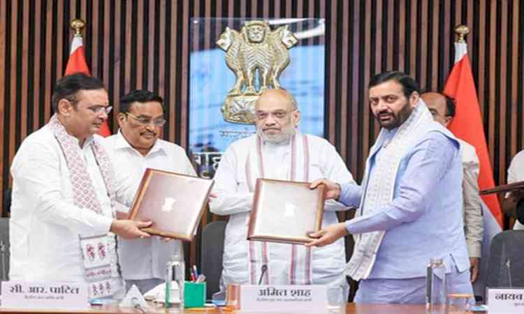 HM Shah credits PM Modi's mantra of 'Solution through Dialogue' for signing of water pact