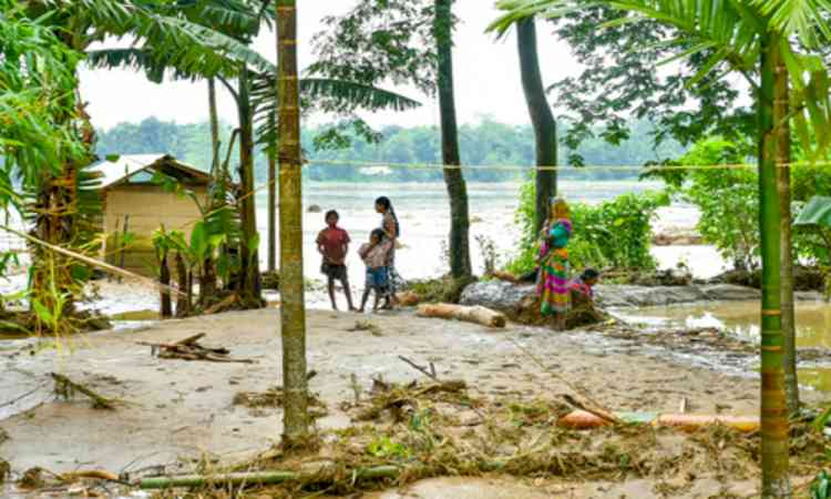 Flood situation worsens in Assam, over 45,000 people hit across seven districts