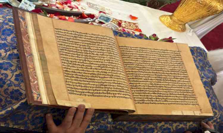 Scotland: Indian Consulate, Edinburgh Univ work on facilitating darshan of 300-year-old manuscript of Guru Granth Sahib