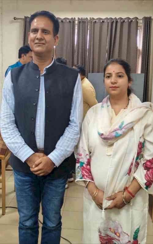 BJP Sweeps Dharamsala MC Polls; Shamsher Nehria Elected Mayor, Prerna Guleria Deputy Mayor