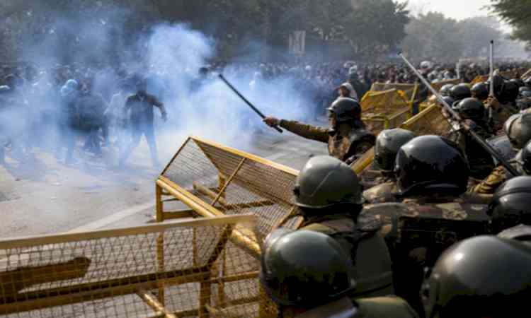 Reservation protest turns violent in Jaipur, police deploy tear gas and cane-charge