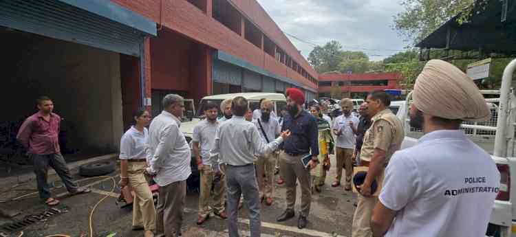 Day Two of Three-Week Internship Programme Provides Practical Exposure to PU Police Administration Students at Chandigarh Police