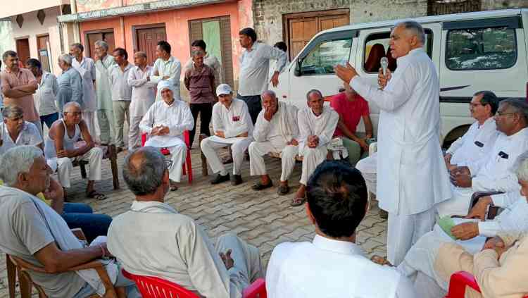 किसान नेता राजू मान ने युवाओं से नशे से दूर रहने का आह्वान किया