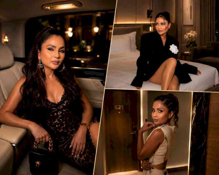Anisha Garg Stuns in Elegant Black-and-White Style 