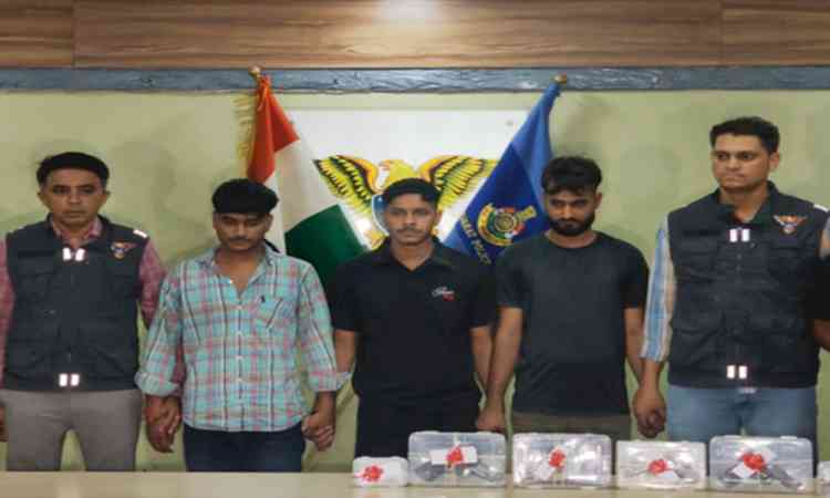 Gujarat: Three UP men held with four pistols, live cartridges ahead of Rath Yatra