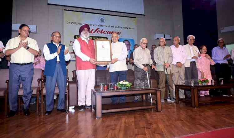 UHF varsity Confers Citation of Honour on Prof. Prem Lal Gautam