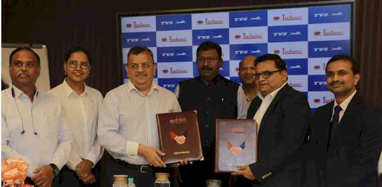 TVS Motor Company and Indian Oil Corporation Limited join hands to accelerate sustainable last-mile LPG distribution across India