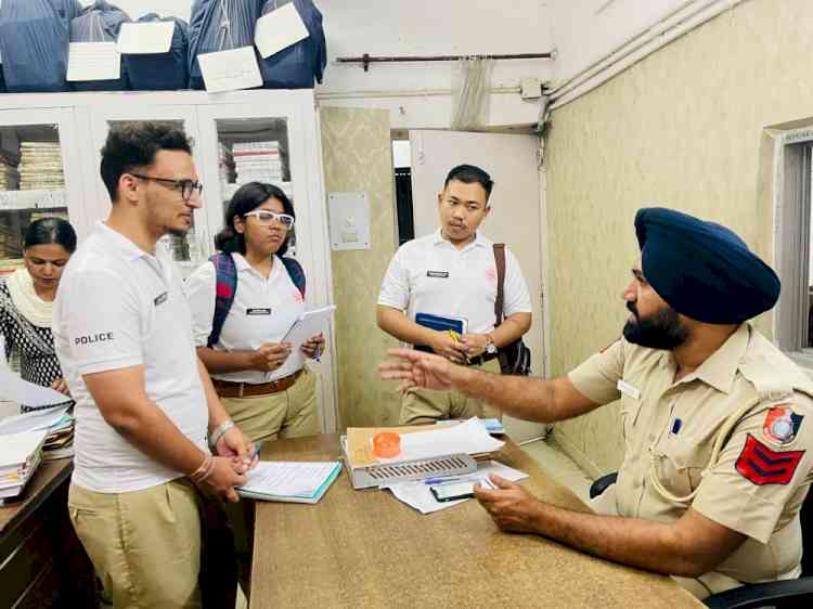 Panjab University Strengthens Experiential Learning through Police Station Attachment Programme with Chandigarh Police