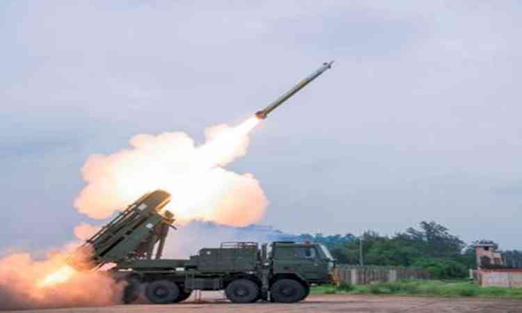 DRDO carries out successful flight-test of Pinaka long-range guided rocket